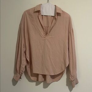 We The Free Blush Pink Blouse